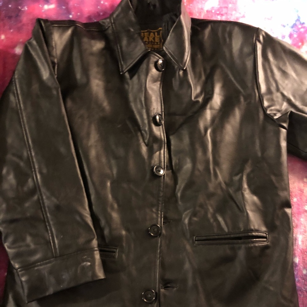 Men’s Faux Leather Vegan Jacket